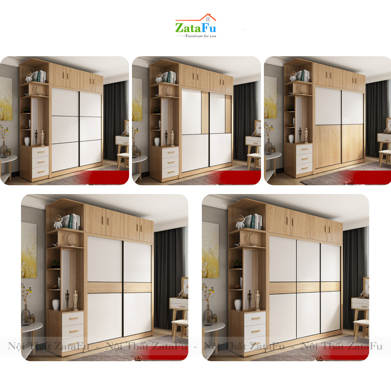 Tủ quần áo cánh trượt kích thước lớn TQA-13