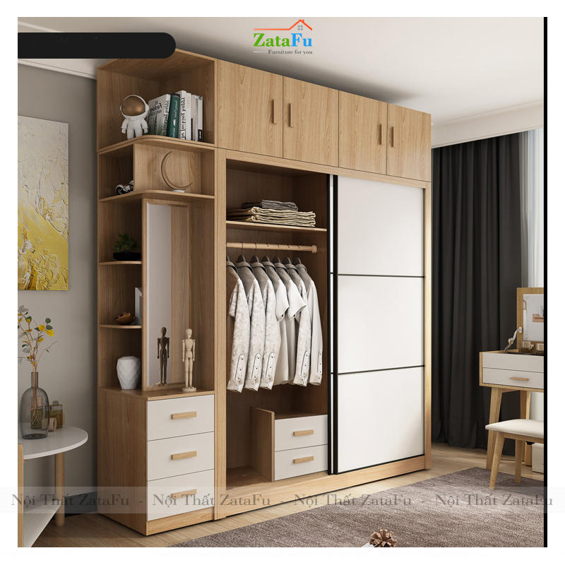 Tủ quần áo cánh trượt kích thước lớn TQA-13