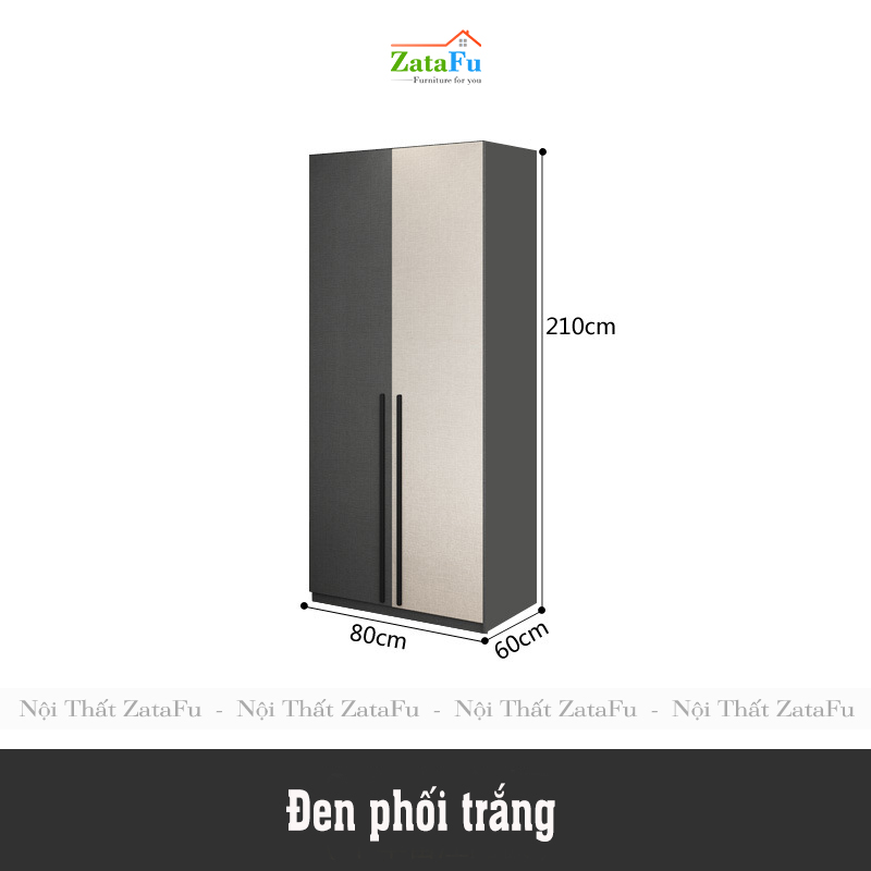 Tủ quần áo đẹp hiện đại TQA-14
