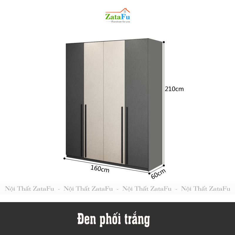 Tủ quần áo đẹp hiện đại TQA-14