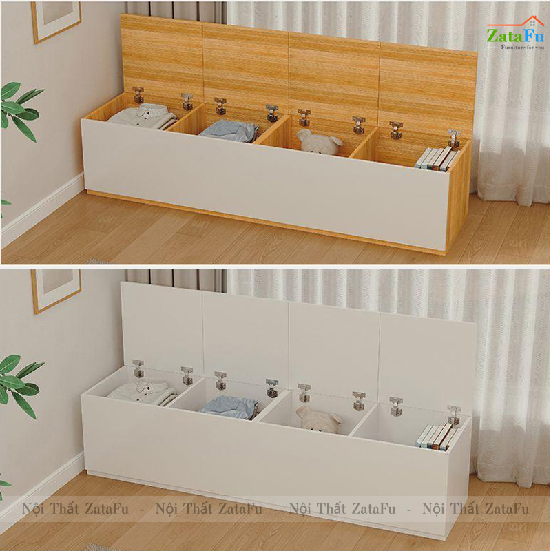 Tủ quần áo, tủ đầu giường sử dụng đa chức năng sáng tạo TQA-44