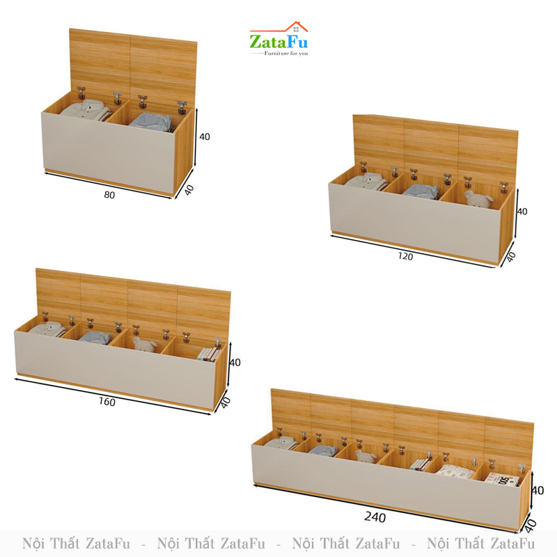 Tủ quần áo, tủ đầu giường sử dụng đa chức năng sáng tạo TQA-44