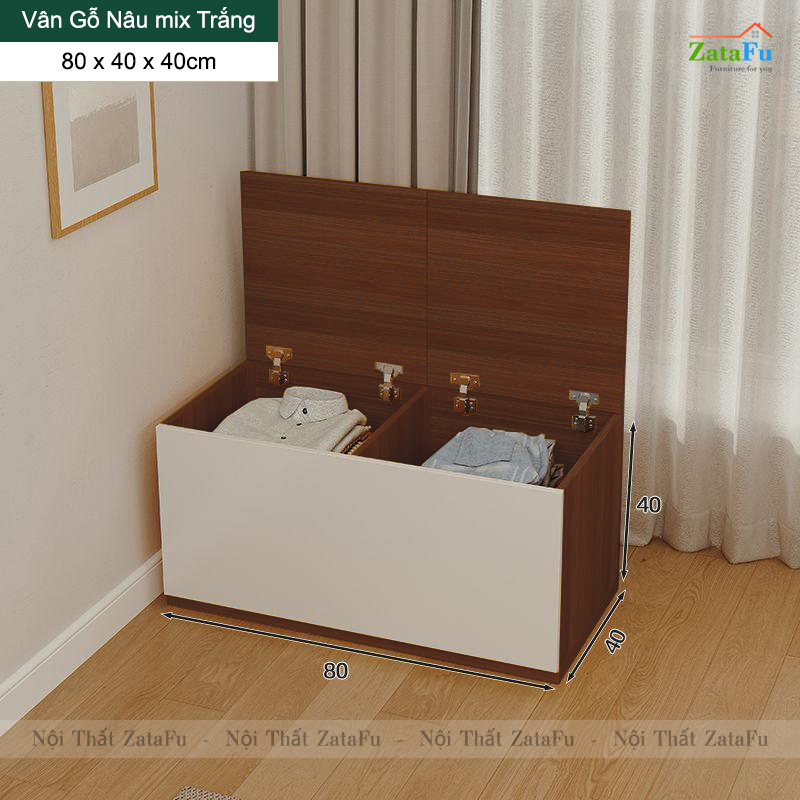 Tủ quần áo, tủ đầu giường sử dụng đa chức năng sáng tạo TQA-44