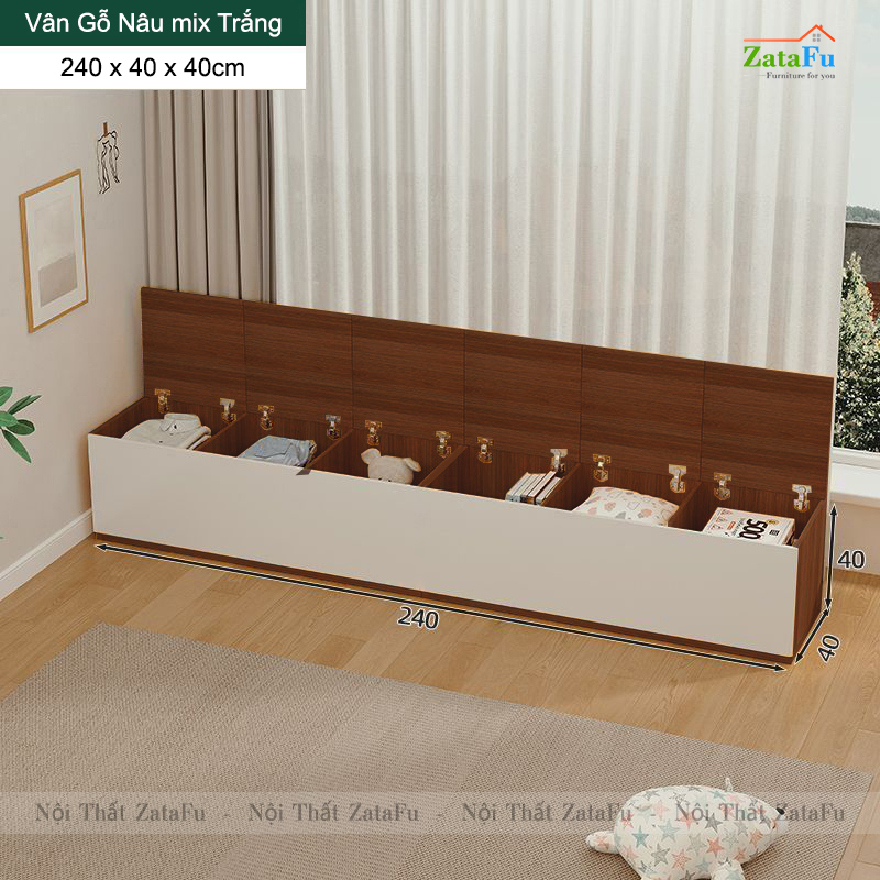 Tủ quần áo, tủ đầu giường sử dụng đa chức năng sáng tạo TQA-44