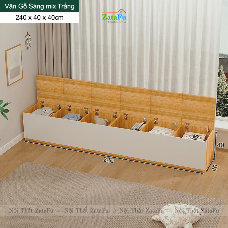 Tủ quần áo, tủ đầu giường sử dụng đa chức năng sáng tạo TQA-44