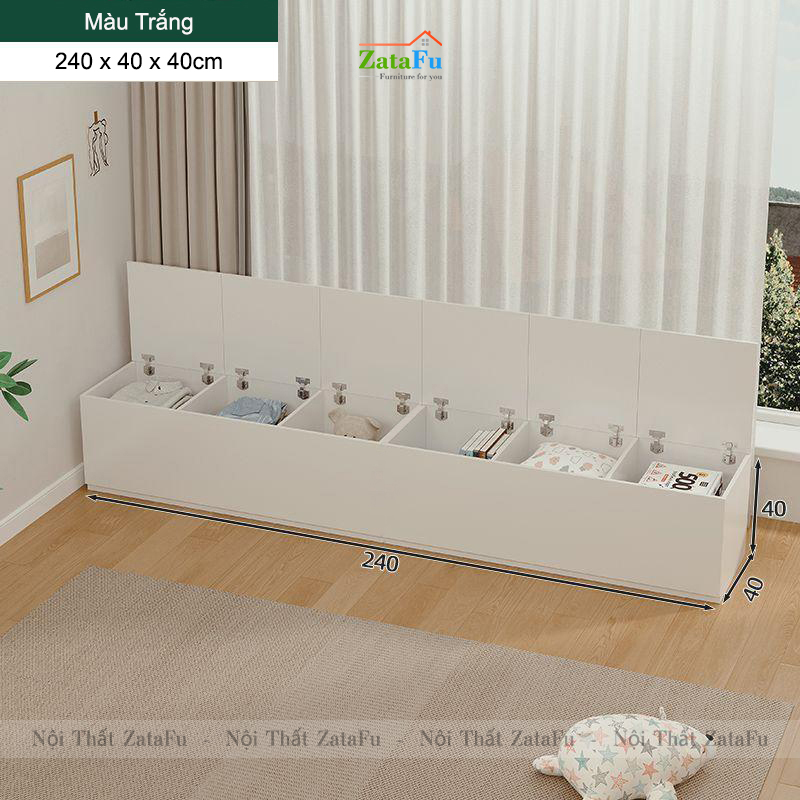 Tủ quần áo, tủ đầu giường sử dụng đa chức năng sáng tạo TQA-44
