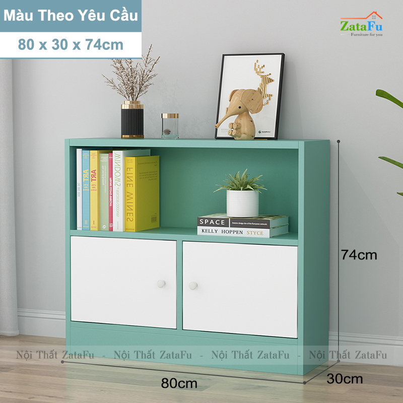 Tủ Sách Gỗ Trang Trí Phòng Khách TUTT-43