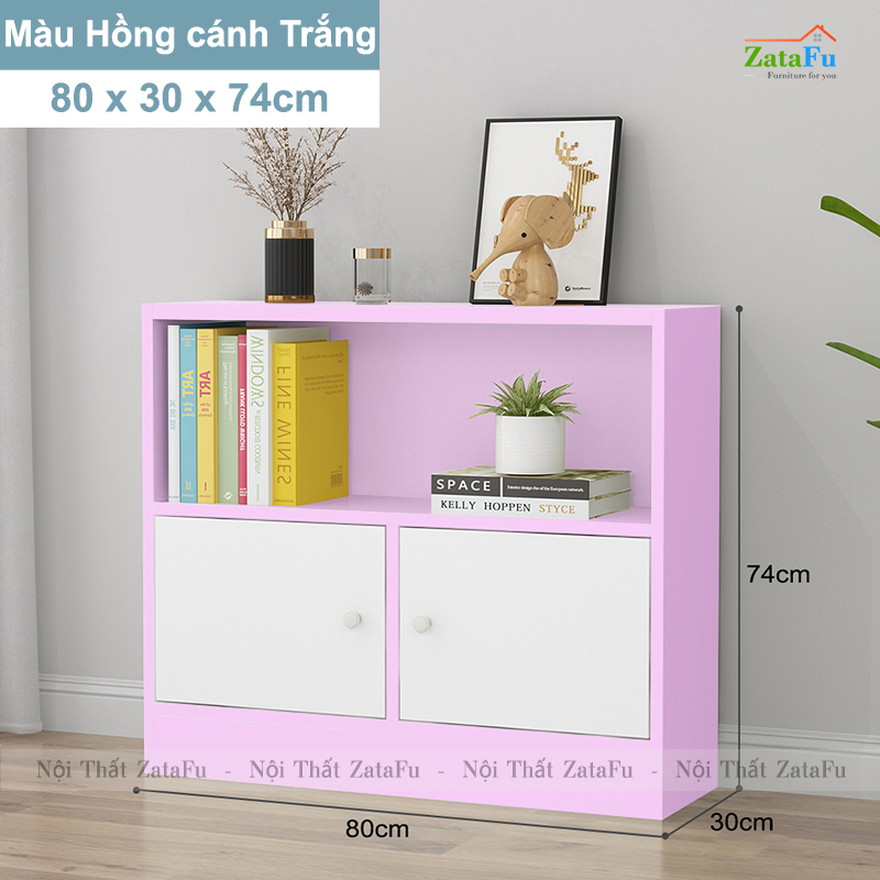Tủ Sách Gỗ Trang Trí Phòng Khách TUTT-43
