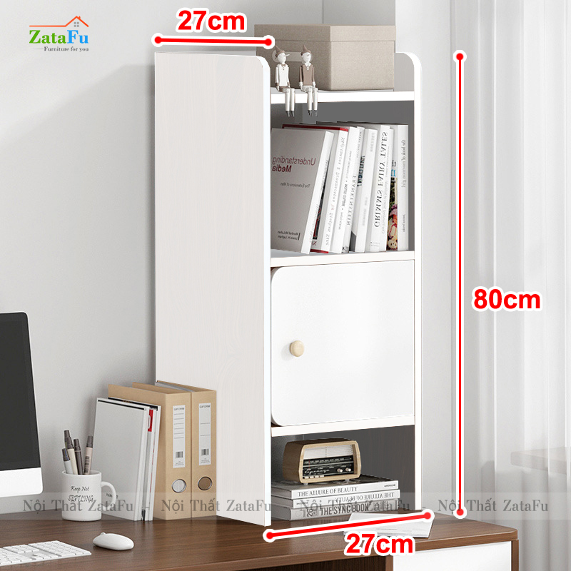 Tủ Kệ Sách Gỗ Mini Đặt Bàn Tiện Lợi TUTT-42
