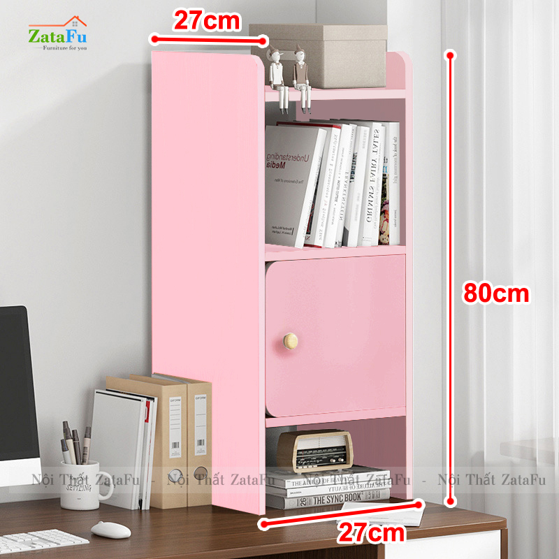 Tủ Kệ Sách Gỗ Mini Đặt Bàn Tiện Lợi TUTT-42