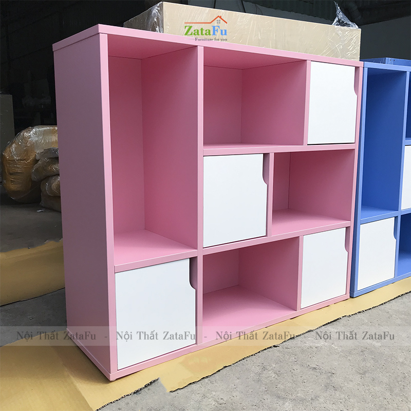 Tủ Kệ Để Sách Gỗ Trang Trí TUTT-15