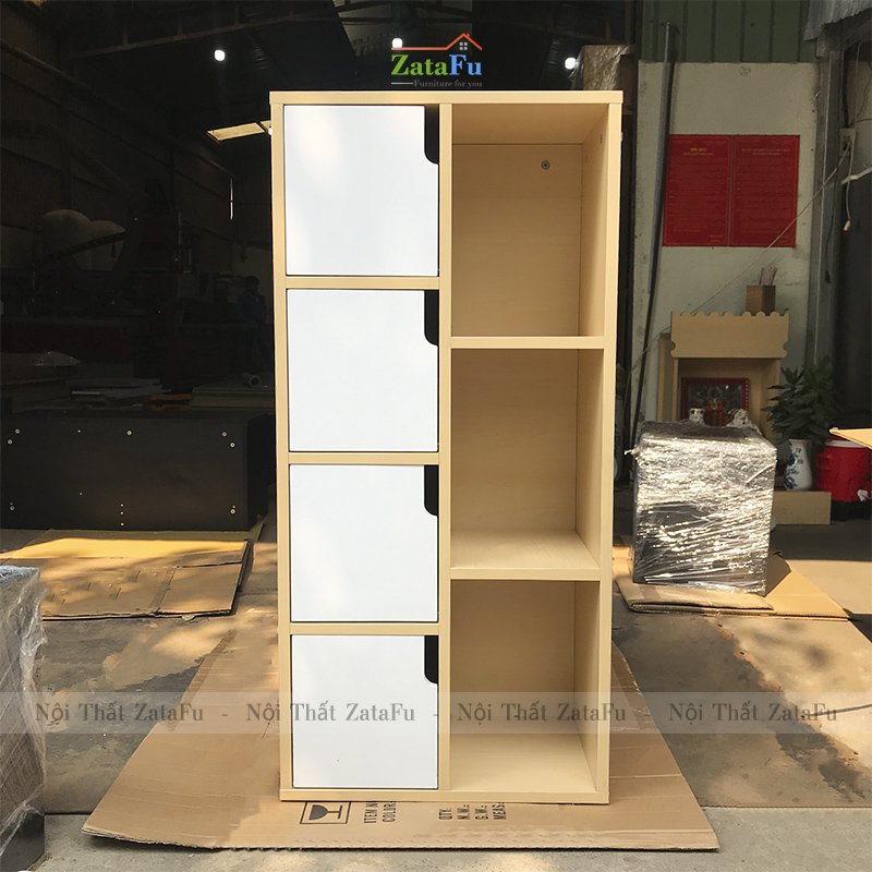 Tủ Kệ Để Sách Gỗ Trang Trí TUTT-15