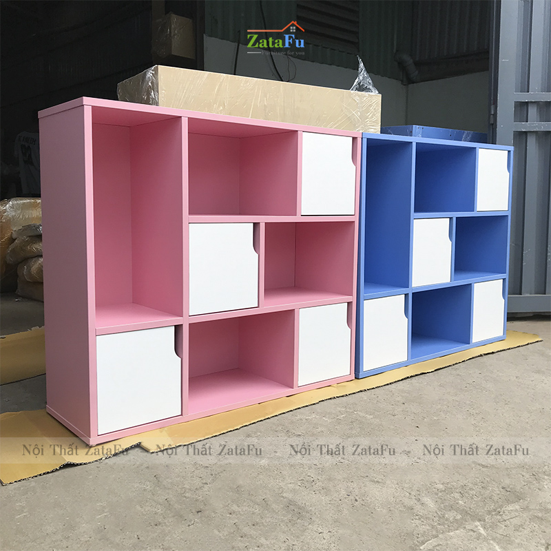 Tủ Kệ Để Sách Gỗ Trang Trí TUTT-15