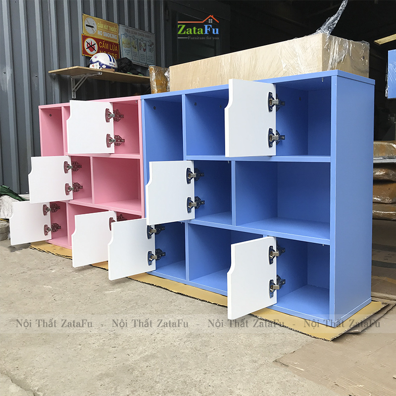 Tủ Kệ Để Sách Gỗ Trang Trí TUTT-15