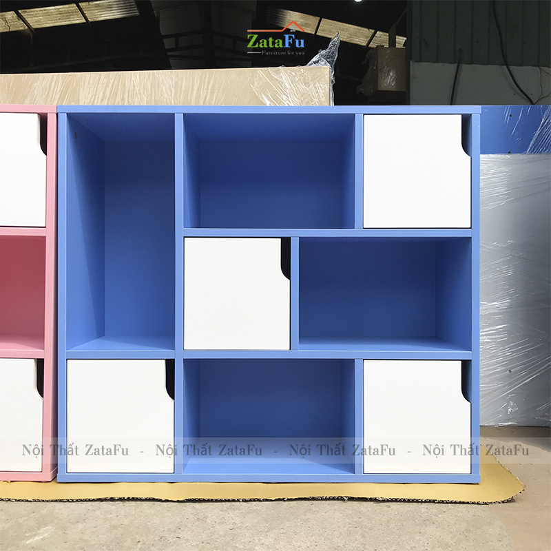 Tủ Kệ Để Sách Gỗ Trang Trí TUTT-15