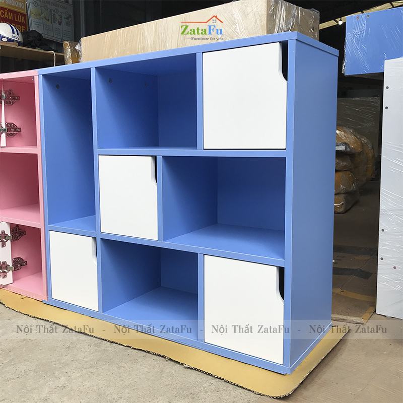 Tủ Kệ Để Sách Gỗ Trang Trí TUTT-15
