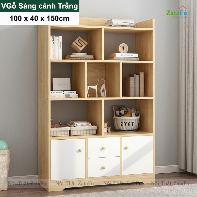 Tủ Sách Tủ Trang Trí Tủ Đựng Đồ Phong Cách Hiện Đại TUTT-37