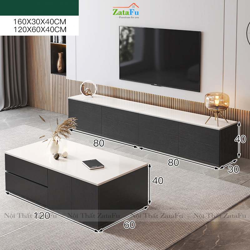 Tủ tivi trang trí phòng khách hiện đại KTV-04