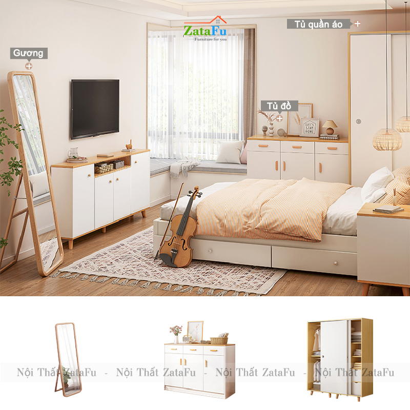 Tủ Kệ Phòng Ngủ Trang Trí Để Tivi KTV-44