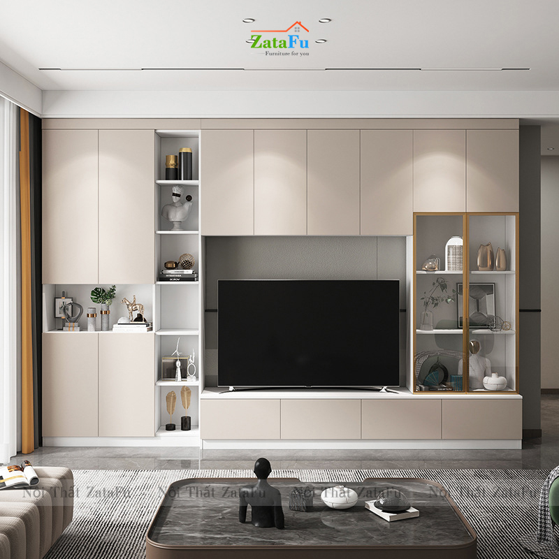Tủ Tivi Phòng Khách Hiện Đại Thiết Kế Theo Yêu Cầu KTV-33