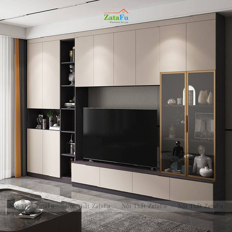 Tủ Tivi Phòng Khách Hiện Đại Thiết Kế Theo Yêu Cầu KTV-33