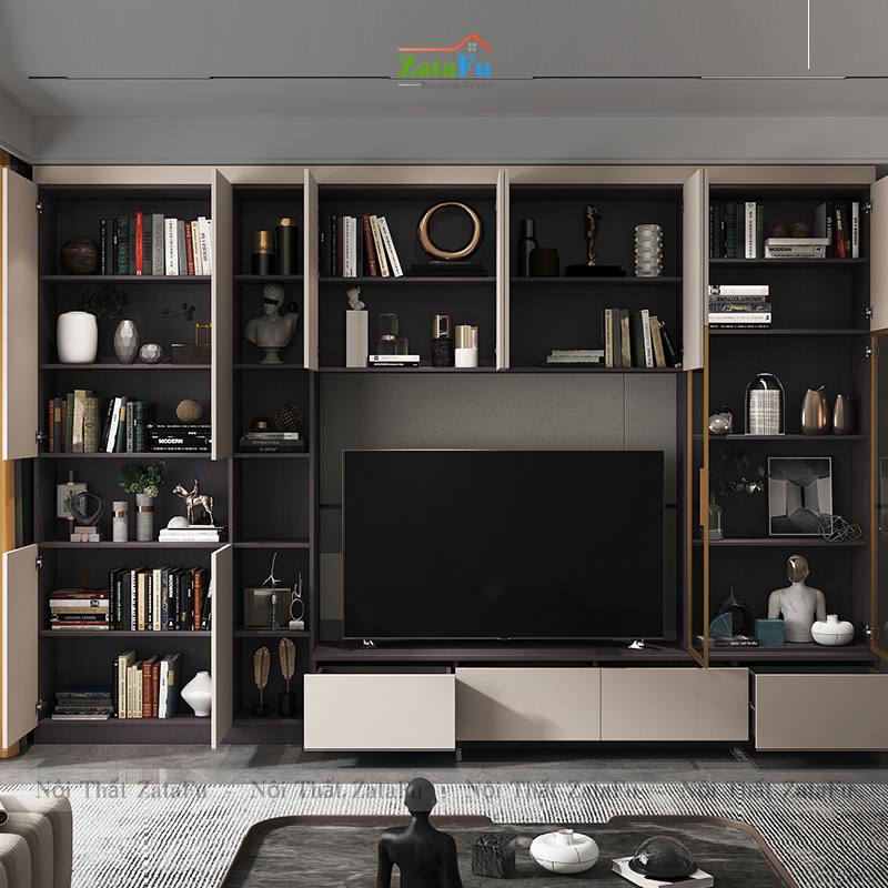 Tủ Tivi Phòng Khách Hiện Đại Thiết Kế Theo Yêu Cầu KTV-33