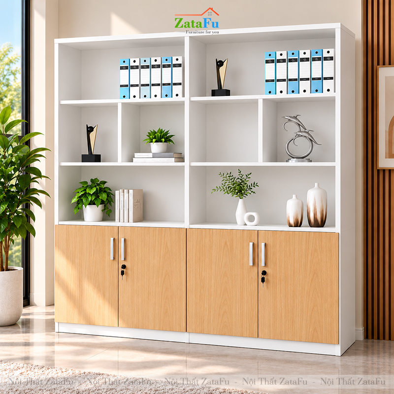 Tủ Trang Trí Tủ Đựng Tài Liệu Kích Thước Lớn Phong Cách Hiện Đại TUTT-85 ZataFu