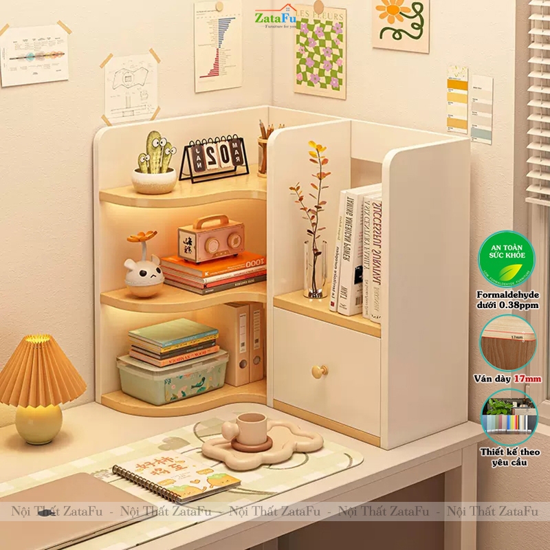 Kệ Sách Để Bàn Học Bàn Làm Việc, Để Hồ Sơ Tài Liệu Đang Năng KTT-139 ZataFu