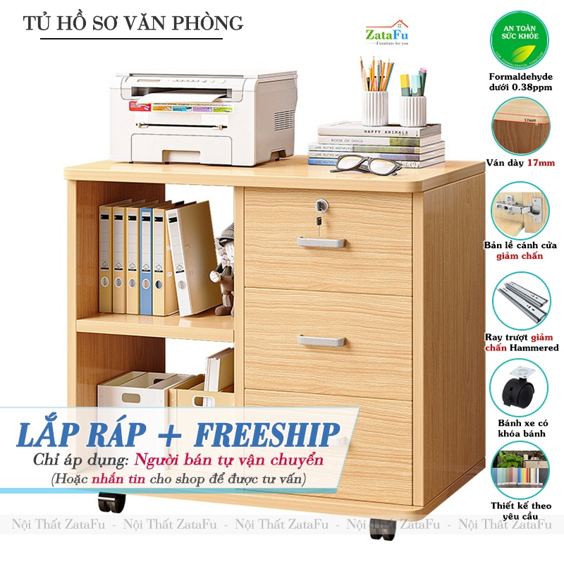 Tủ Đựng Tài Liệu Văn Phòng Có Bánh Xe TUTT-50