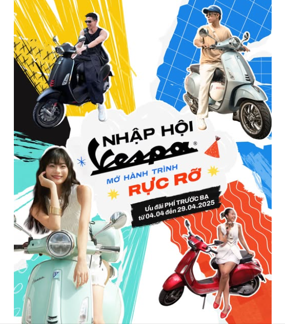 NHẬP HỘI VESPA, MỞ HÀNH TRÌNH RỰC RỠ 🛵🌸