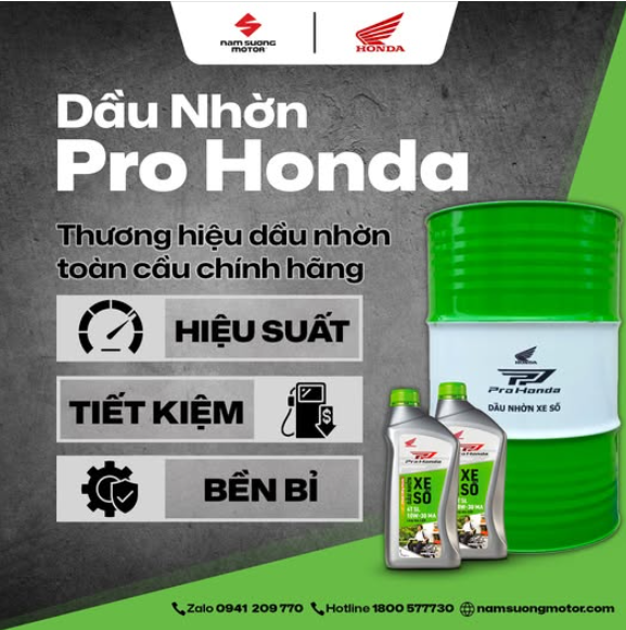 🔥BẢO VỆ “TRÁI TIM” XE HONDA, CHỌN DẦU NHỚT PRO HONDA CHÍNH HÃNG🔥
