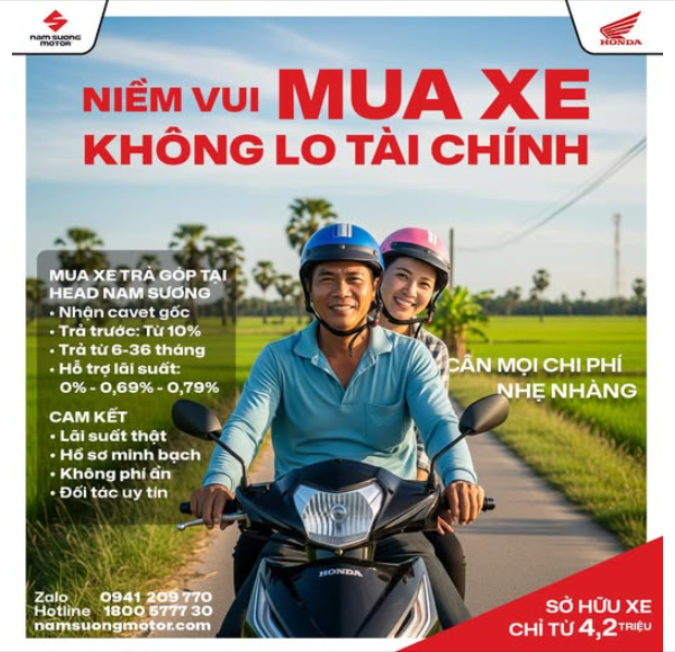 NIỀM VUI MUA XE - KHÔNG LO VỀ TÀI CHÍNH