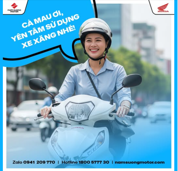 CÀ MAU ƠI, HÃY YÊN TÂM SỬ DỤNG XE XĂNG NHÉ!!!