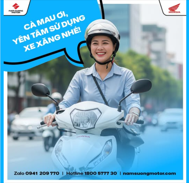 CÀ MAU ƠI, HÃY YÊN TÂM SỬ DỤNG XE XĂNG NHÉ!!!