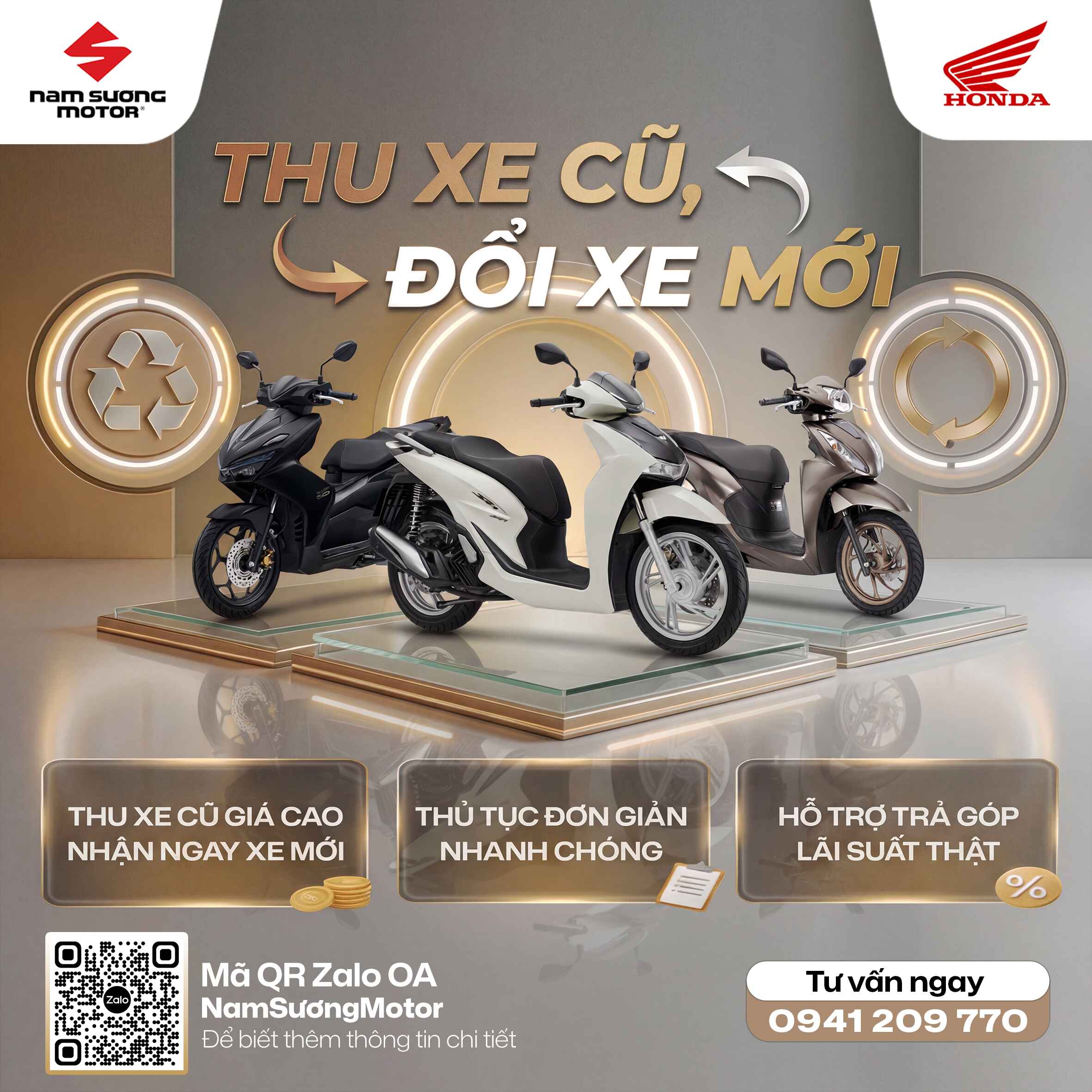 THU XE CŨ – ĐỔI XE MỚI tại BẠC LIÊU