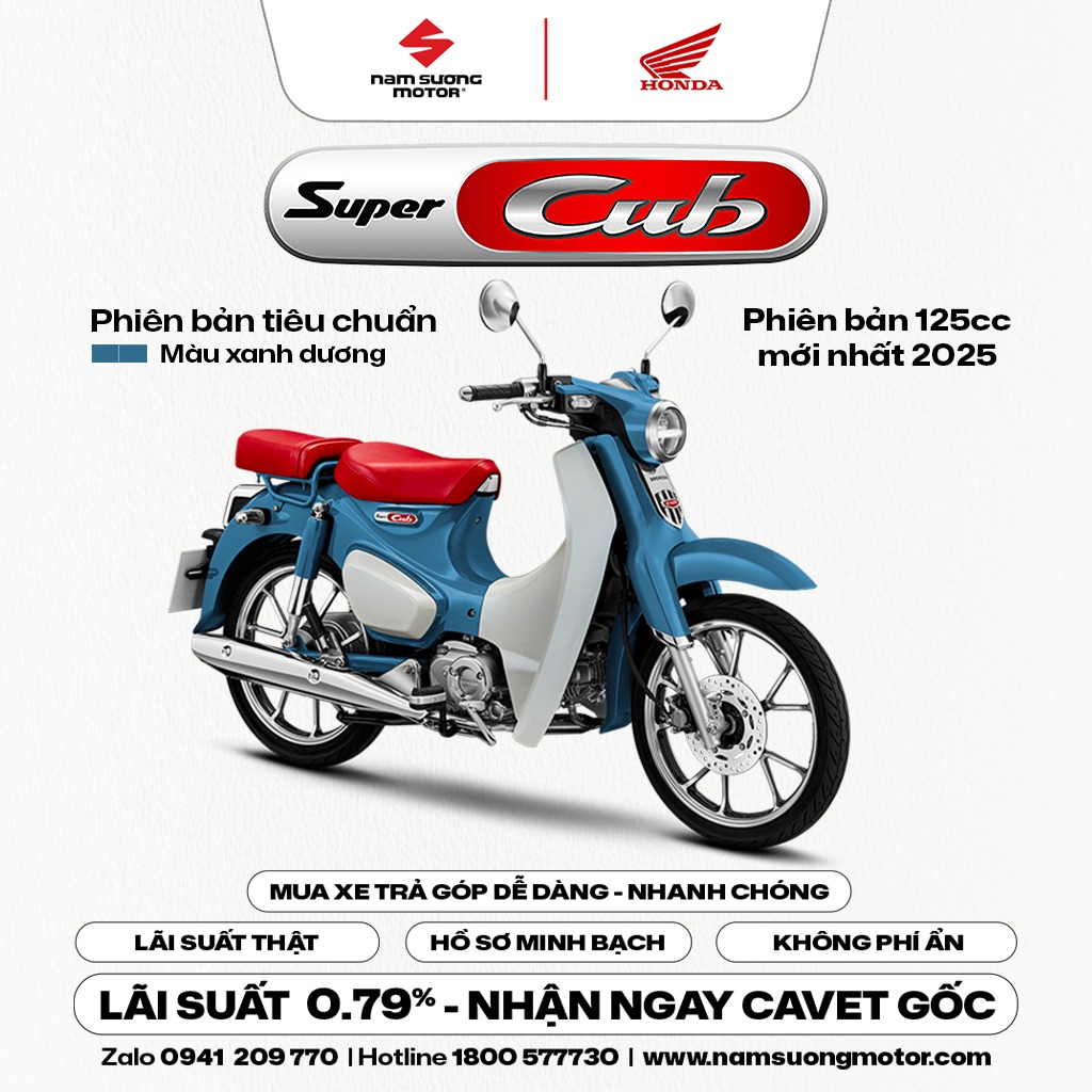 🔥SIÊU PHẨM SUPER CUB 125CC 2025 - ĐẲNG CẤP VƯỢT THỜI GIAN🔥