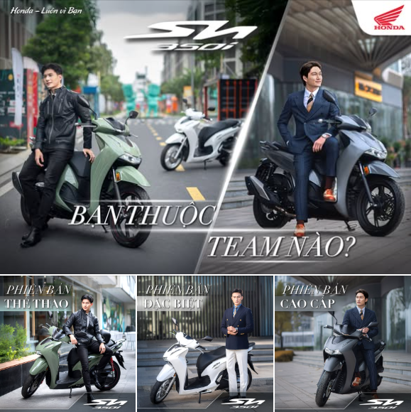 SH350I 2025 – 3 PHIÊN BẢN, 3 CÁ TÍNH, 1 ĐẲNG CẤP. BẠN THUỘC TEAM NÀO?