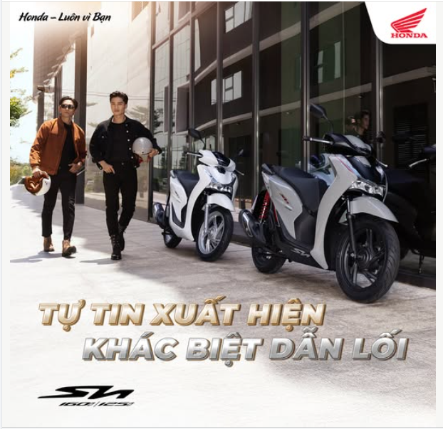 Tự tin xuất hiện, khác biệt dẫn lối cùng SH125i/160i