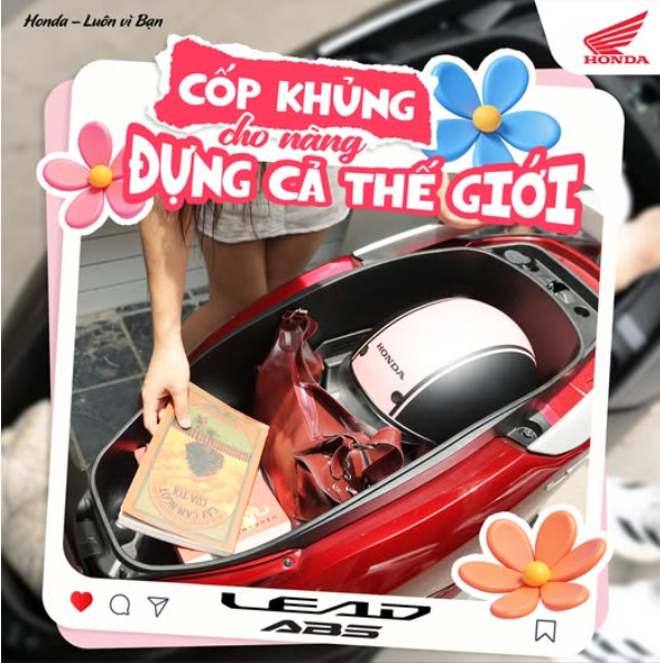 🔎KHI CẢ THẾ GIỚI CỦA NÀNG GÓI GỌN TRONG 1 CHIẾC CỐP LEAD ABS✨