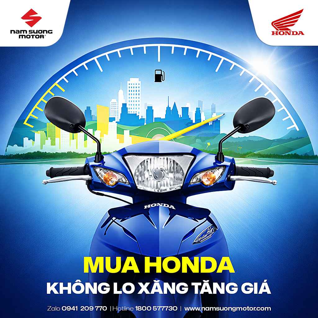 MUA XE HONDA – KHÔNG LO XĂNG TĂNG GIÁ!