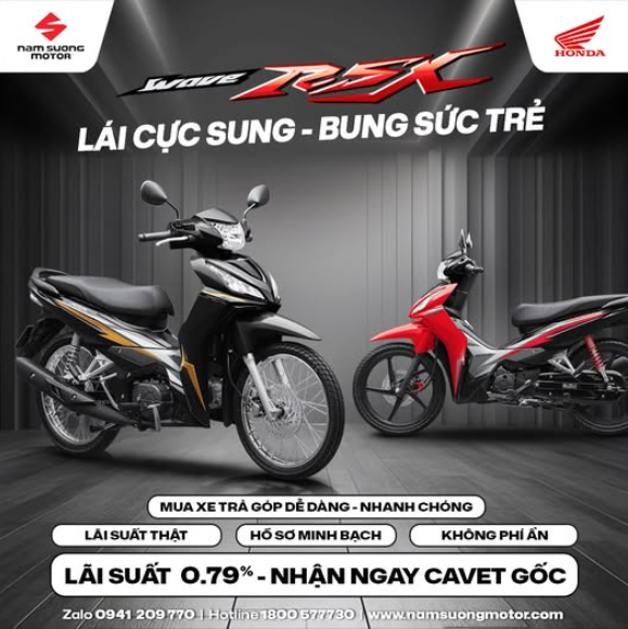 Wave RSX FI 110cc 2025  Trải Nghiệm Tốt - Hiệu Suất Tốt