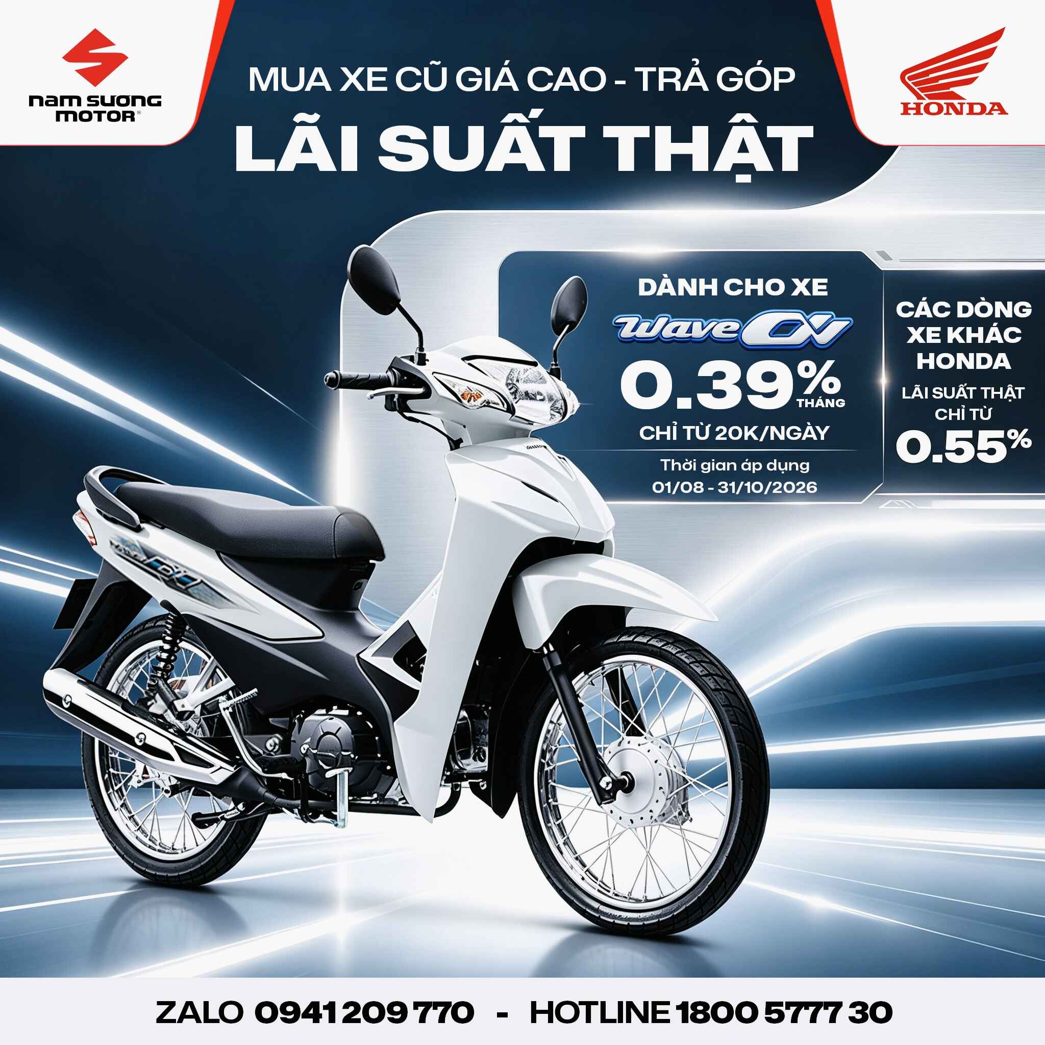 🌟 MUA WAVE ALPHA CHỈ TỪ 2,9 TRIỆU - HÀNG THÁNG TRẢ TỪ 833K 🌟