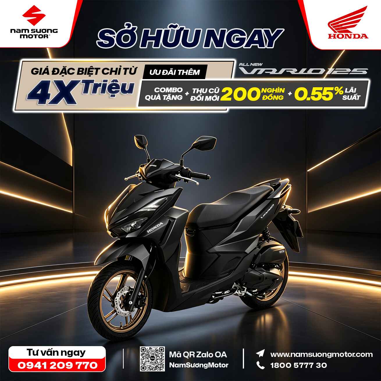 🌟 Sở hữu xe thông minh - Rinh Vario mới cực đã!