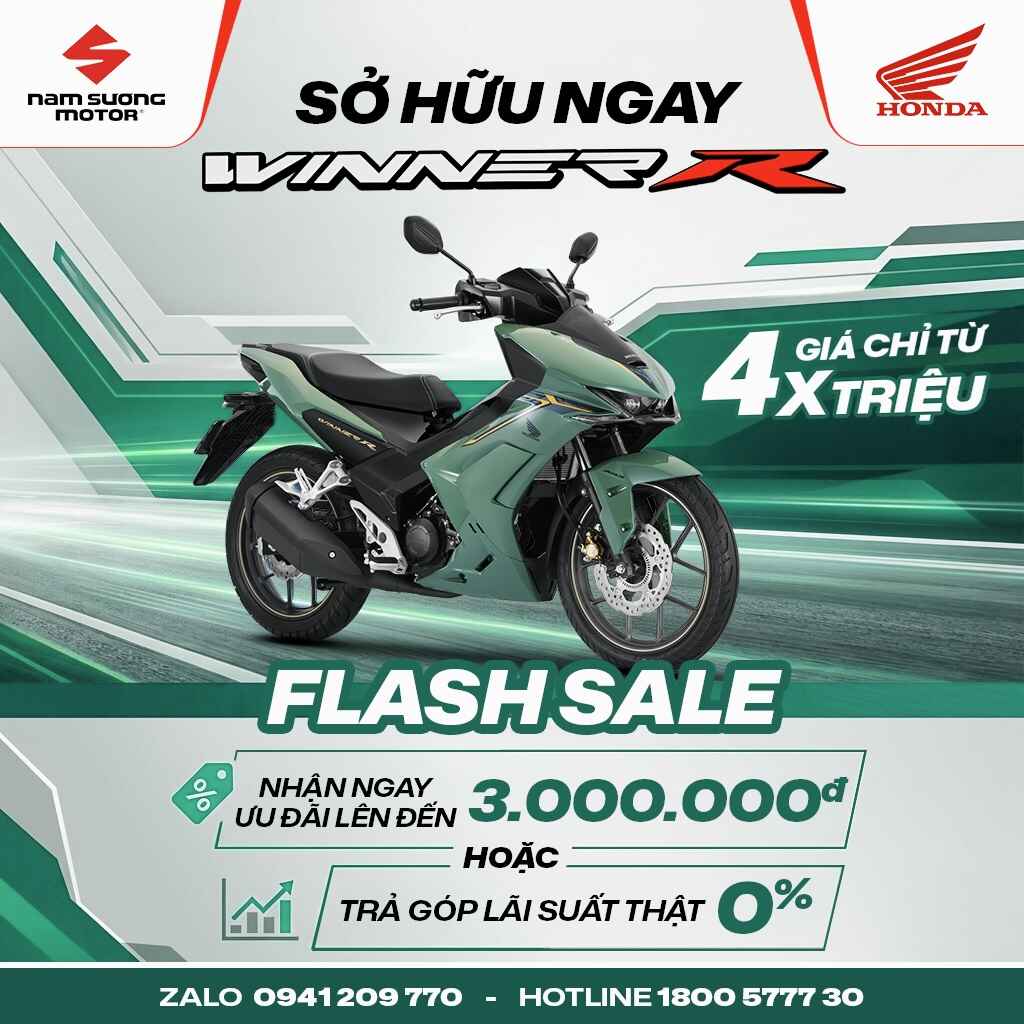 💸 SỞ HỮU WINNER R GIÁ THẬT TỐT NGAY HÔM NAY!
