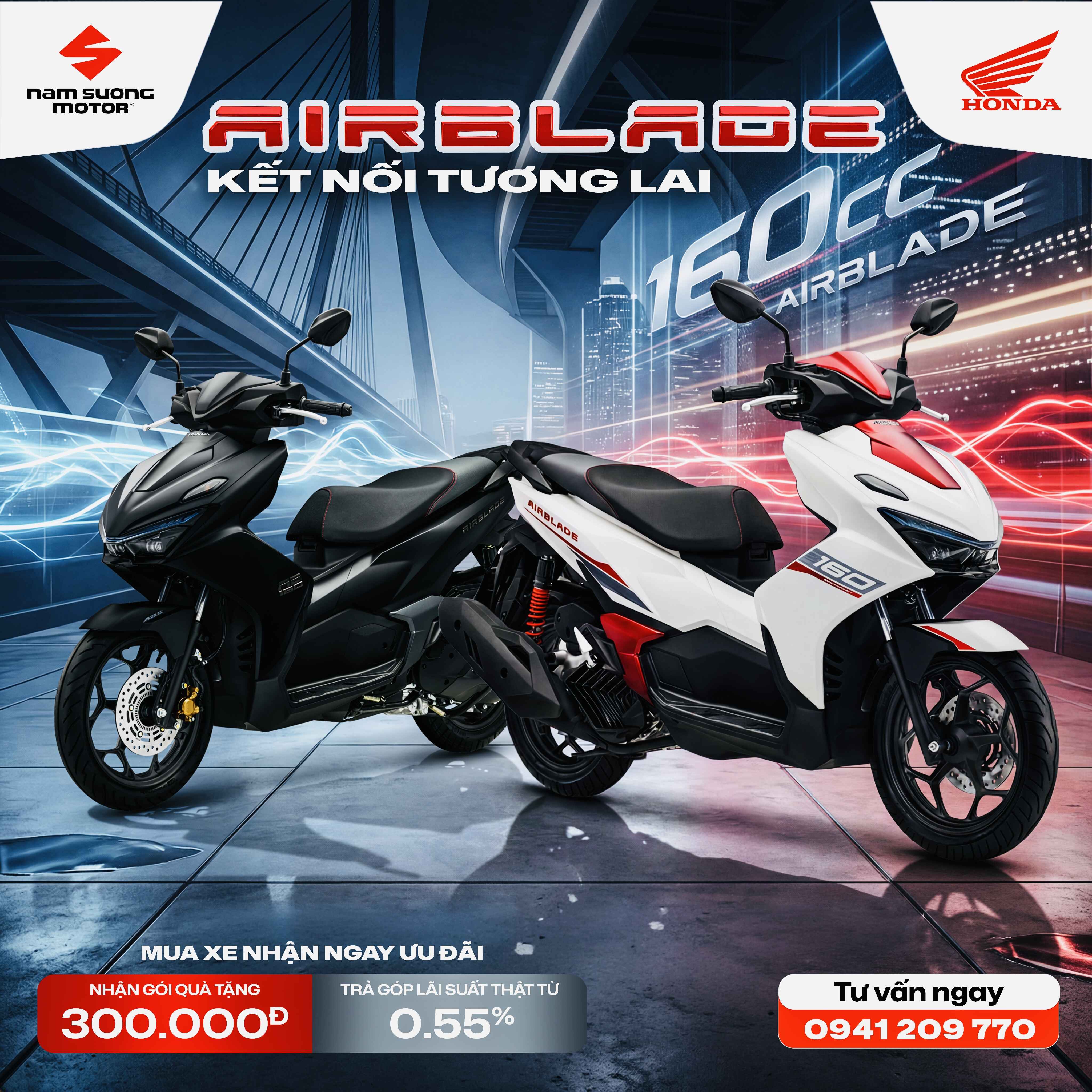 Mạnh mẽ, cá tính, đậm chất dẫn đầu - Air Blade 160cc!