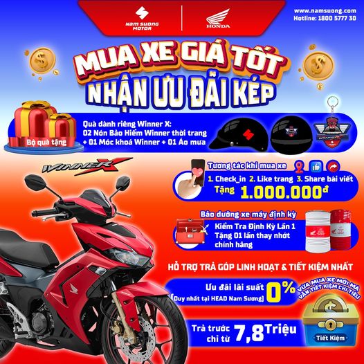 Giá cực tốt - Ưu đãi Khi 𝗠𝘂𝗮 𝗪𝗶𝗻𝗻𝗲𝗿 𝗫 𝟮𝟬𝟮𝟮 Từ 21 - 31/10/2022 tại hệ thống 𝗛𝗘𝗔𝗗 𝗡𝗮𝗺 𝗦𝘂̛𝗼̛𝗻𝗴