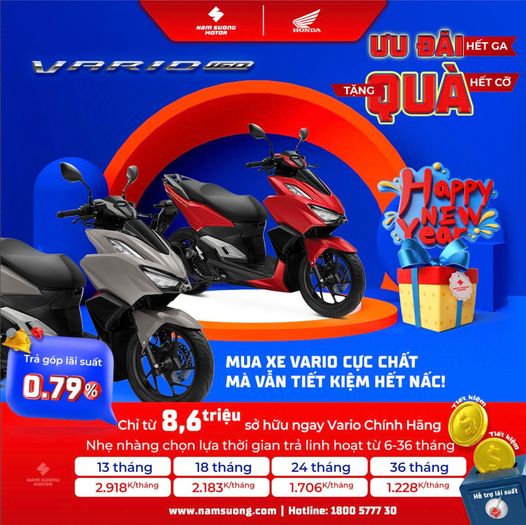🌸Vui Tết Honda cùng Vario 160Cc.