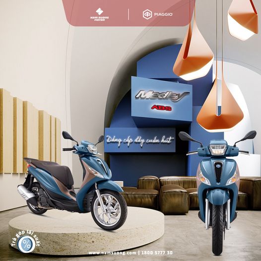ĐẲNG CẤP ĐẦY CUỐN HÚT CÙNG PIAGGIO MEDLEY