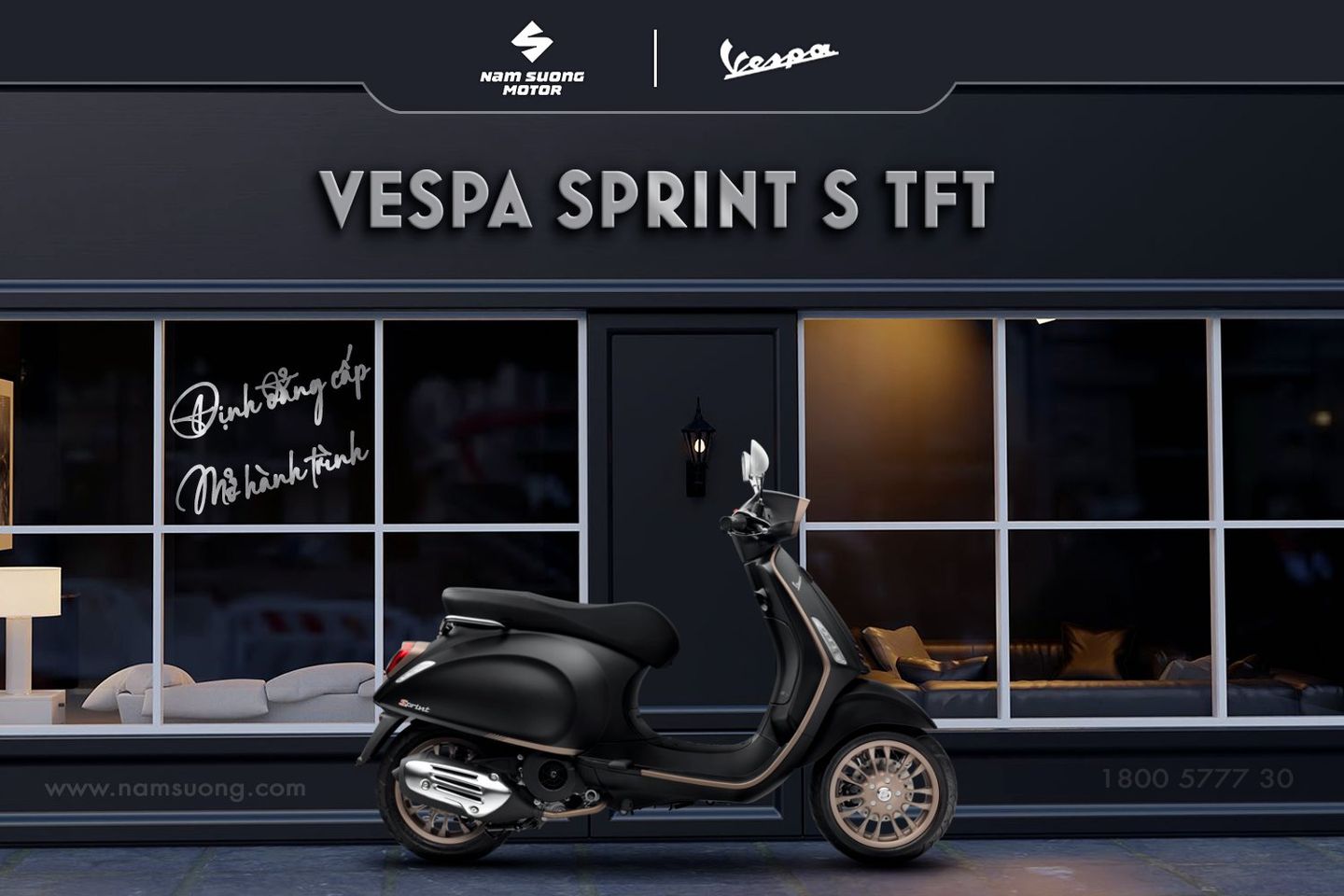 VESPA SPRINT S TFT 125/150 - ĐỊNH ĐẲNG CẤP, MỞ HÀNH TRÌNH