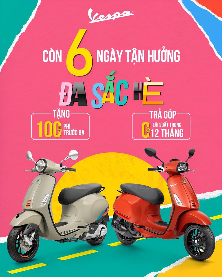 ĐẾM NGƯỢC 6 NGÀY -  TẬN HƯỞNG NGAY ƯU ĐÃI ĐA SẮC HÈ​